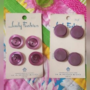 Lady Fashion Vintage Buttons